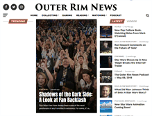 Tablet Screenshot of outerrimnews.com
